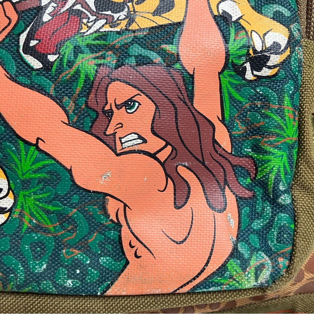 Vintage Tarzan Backpack Y2K Nostalgia Rare Disney 2000s Children's School Bag - Picture 13 of 17